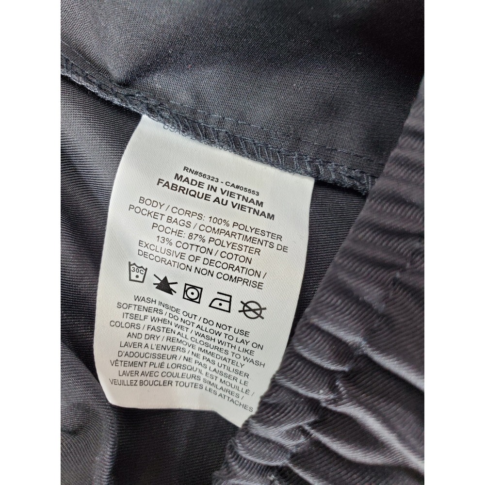 Nike Chino Pants XL Black HJ1997-010 Elastic Waist Techwear Tapered Sportswear - Picture 3 of 6